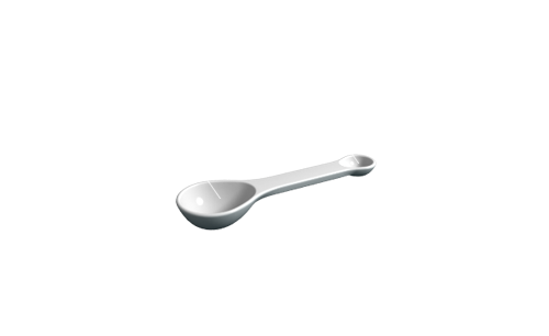 Ложка мерная двухсторонняя 1,3 мл-0,2 мл (пластиковая)